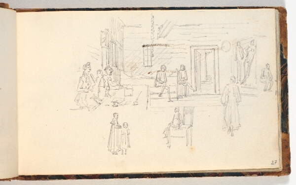 Martinus Rørbye, Interiør med mange figurer