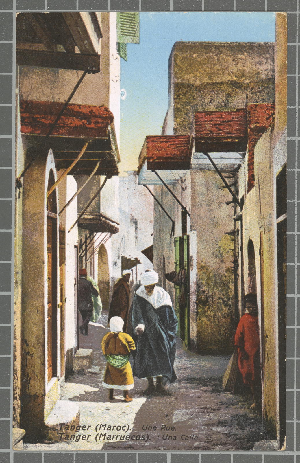 Desconegut, Tanger (Marruecos). Una calle