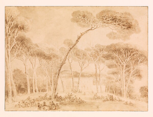 Jean Honoré Fragonard, Imaginary View of a Roman Villa
