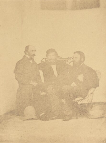 Unknown, [Group portrait of Francis Douglas, Saunders Alexius Abbott, and R.M. King]