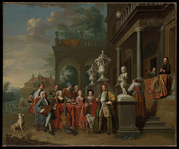 Peter Jacob Horemans, A Musical Gathering at the Court of the Elector Karl Albrecht of Bavaria