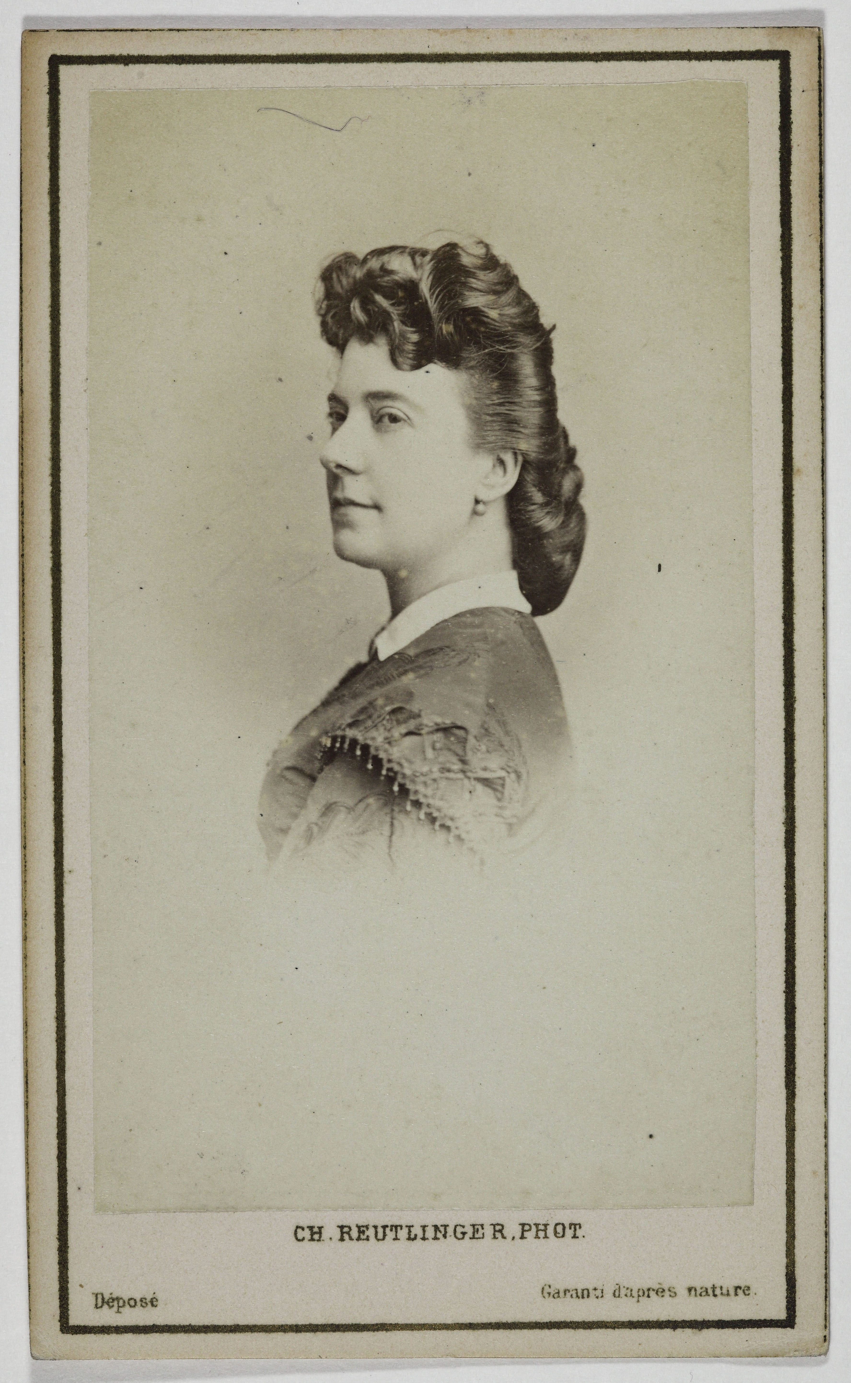 Charles Reutlinger, Portrait d'Amélie, (actrice)