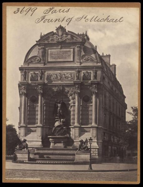 Francis Frith, Paris.  Fontaine St. Michel