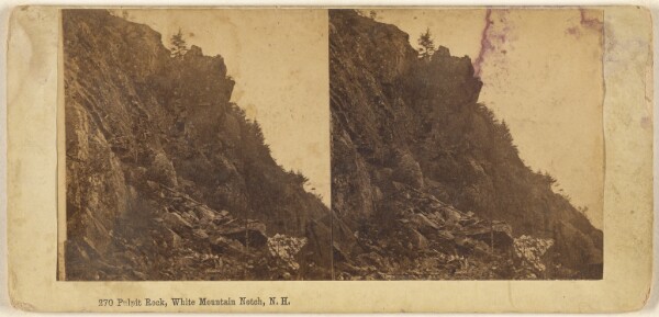 Edward Bierstadt, Pulpit Rock, White Mountain Notch, N.H.