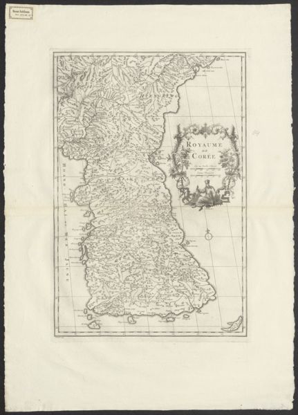 Anville, Jean Baptiste Bourguignon d', (1697-1782) (cartographer), Royaume de Corée