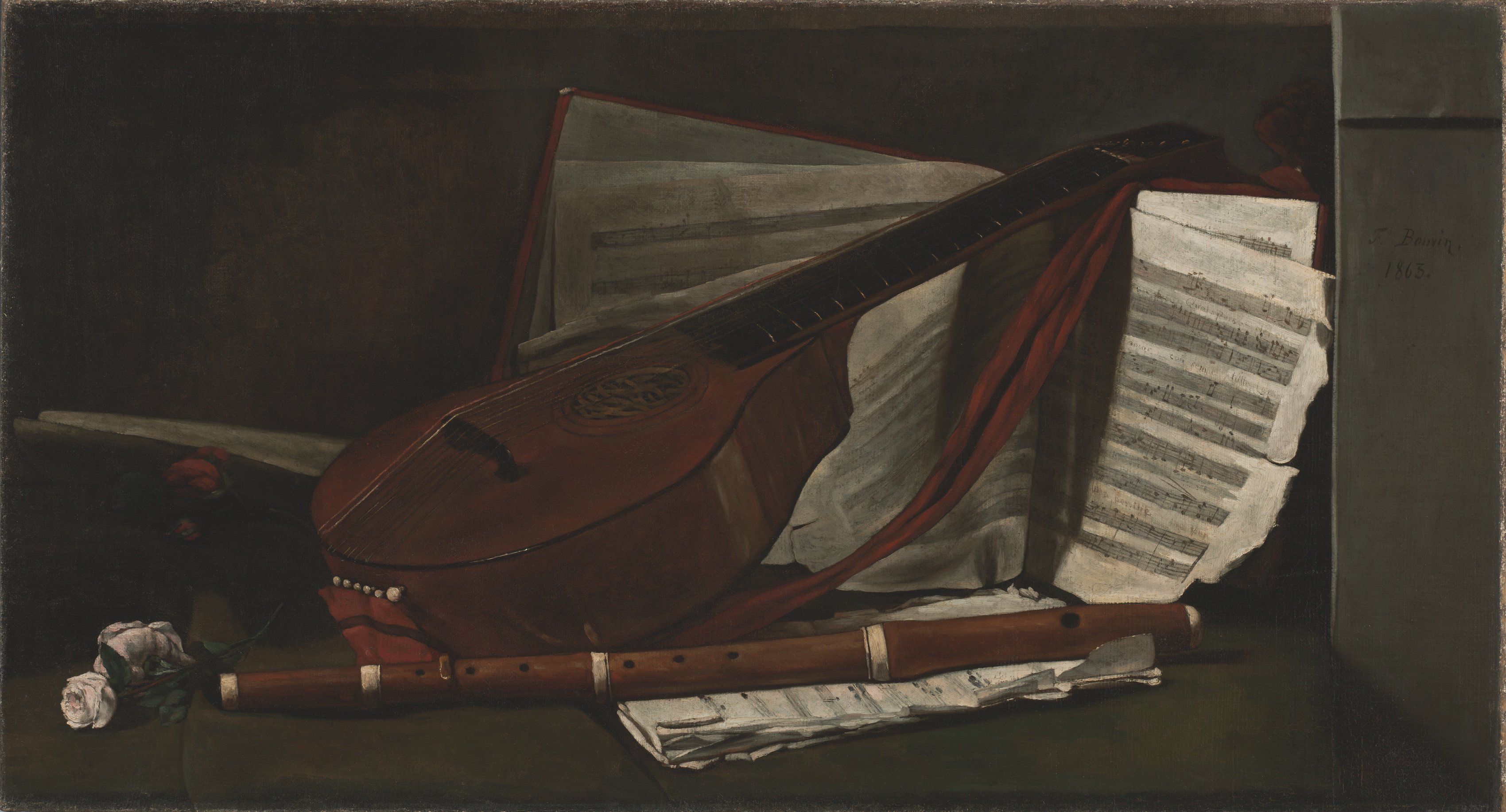 François Bonvin, Attributes of Music