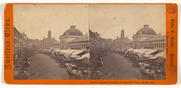 John P. Soule, Quincy Market and Faneuil Hall, Boston, Mass.