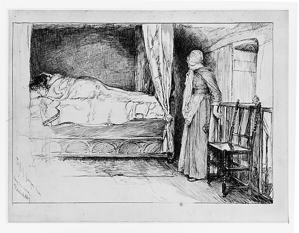 Edwin Austin Abbey, Entrance of the Serving Maid