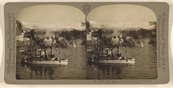 Carleton H. Graves, Battle of Santiago. American fleet off Morro Castle.