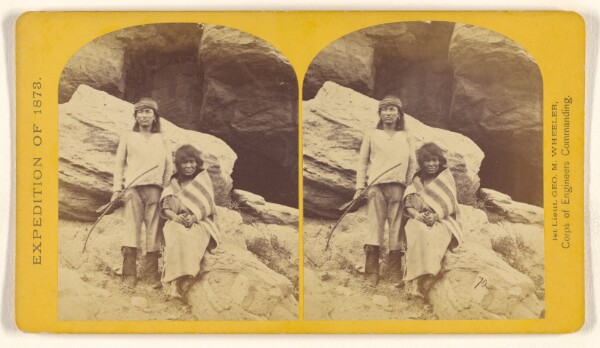 Timothy H. O'Sullivan, Navajo Brave and his Mother...