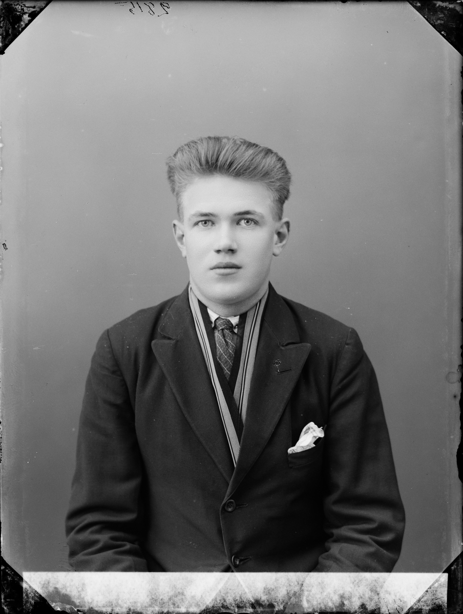 Skötsner-Edhlund, Ateljéporträtt - Erland Andersson från Harg, Uppland