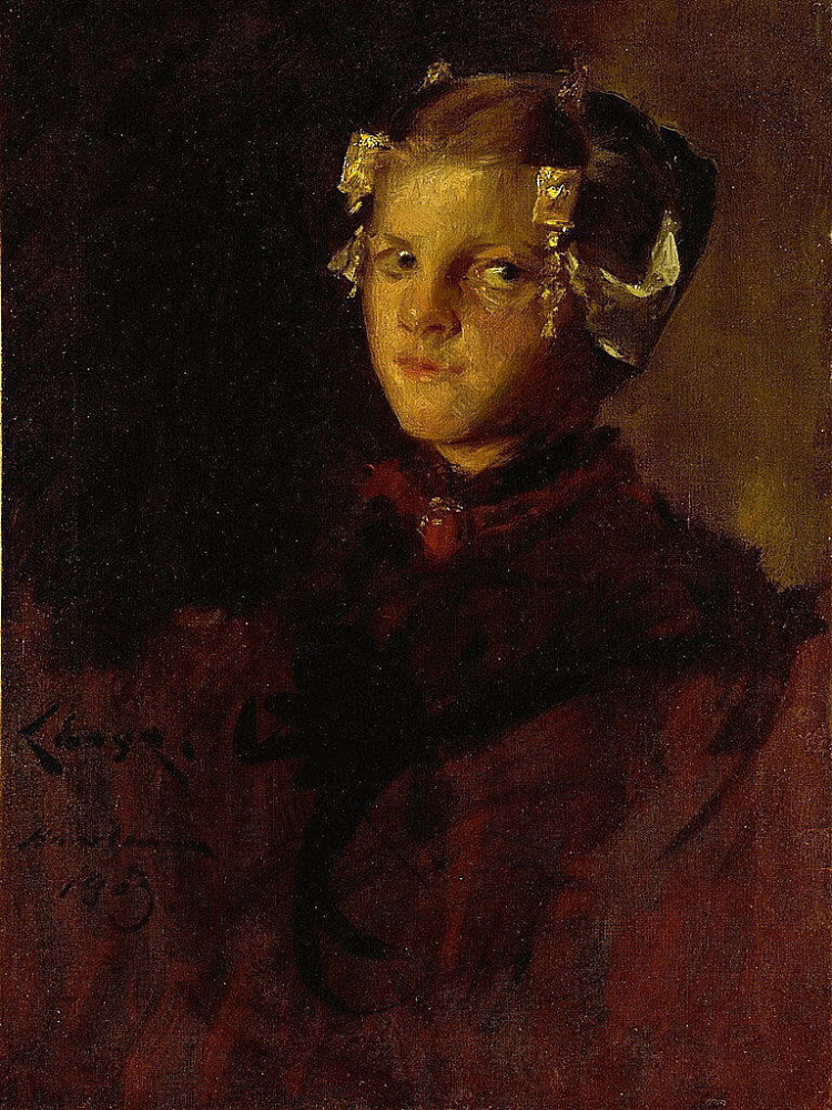 William Merritt Chase, Portrait of a Girl