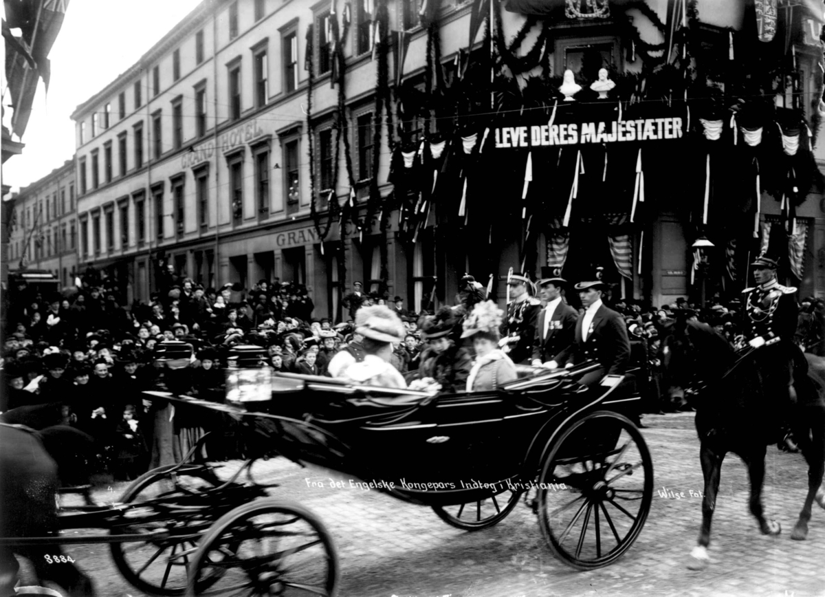 Anders Beer Wilse, Kong Edvards besøk