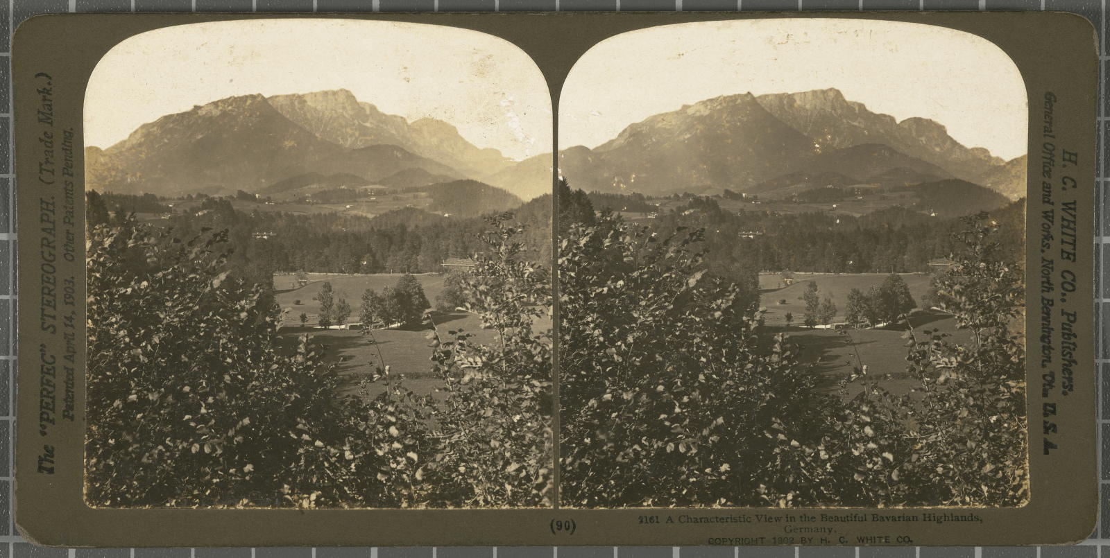 Desconegut, A Characteric View in the Beautiful Bavarian Highlands, Germany. White, H.C. & Co., The\ ‘Perfec\’ Stereograph