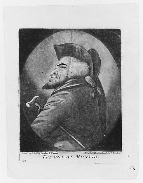 Robert Dighton the Elder, I've Got de Monish