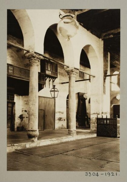 K.A.C. Creswell, Interior of the mosque of Shaykh 'Abd al-Qadir al-Dashtuti, Cairo