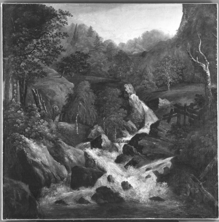 Ferdinand Kobell, Große Landschaft mit Wildbach