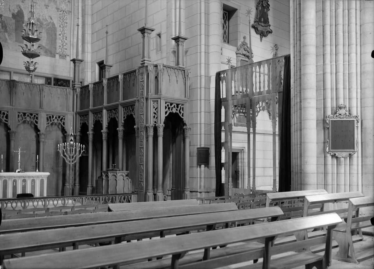 Paul Sandberg, Interior of Uppsala Cathedral, Uppsala 1935
