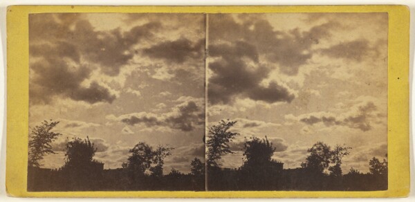 Edward and Henry T. Anthony & Co., Cloud Study.
