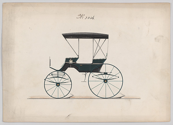 Brewster & Co., Design for Park Phaeton, no. 3014