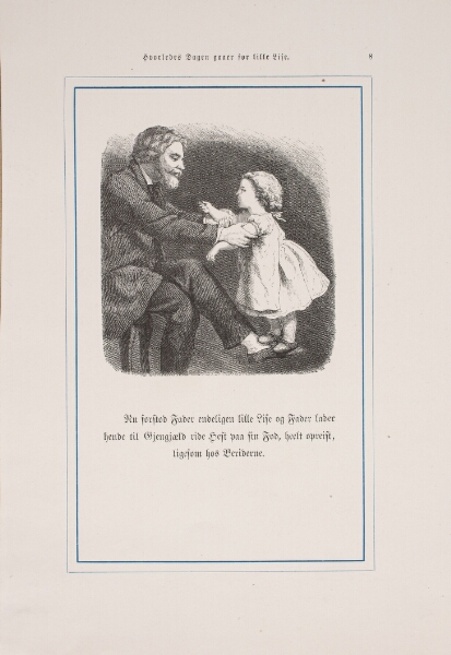 Lorenz Frølich, Illustration til "Hvorledes Dagen gaaer for Lille Lise"