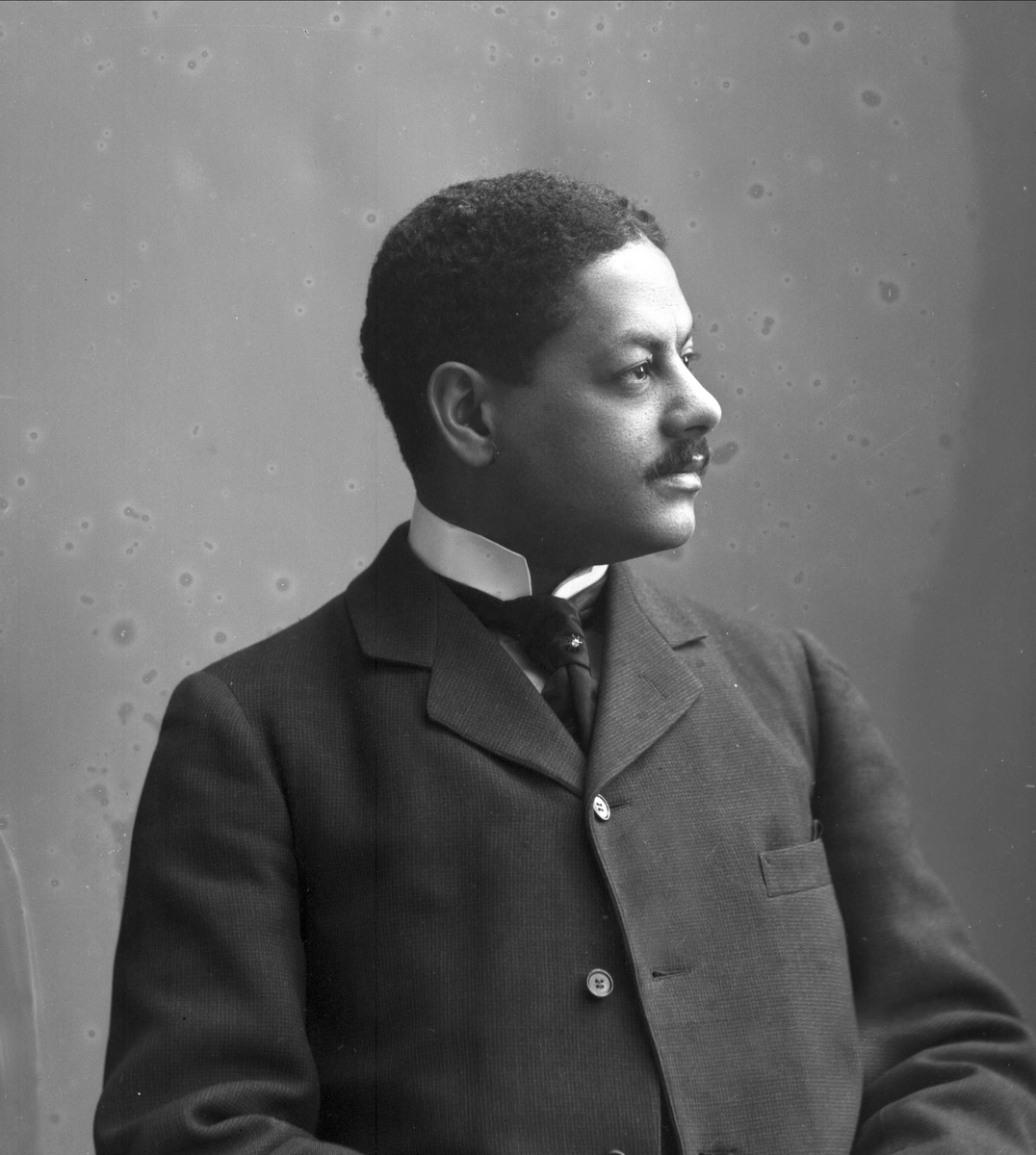 Gustav Borgen, Portrett, mann av afrikansk opprinnelse, sangeren Norris.