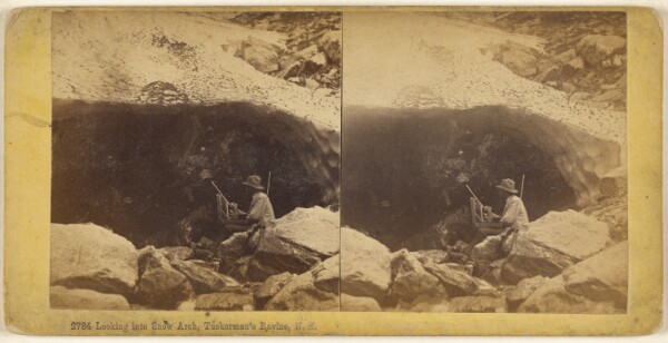 Edward Bierstadt, Looking into Snow Arch, Tuckerman's Ravine, N.H.