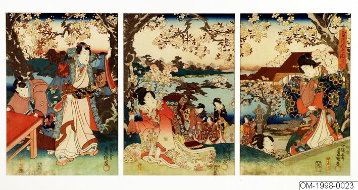 Utagawa Kunisada (Toyokuni III), Träsnitt, Bildkonst, Woodblock, Woodcut, Print