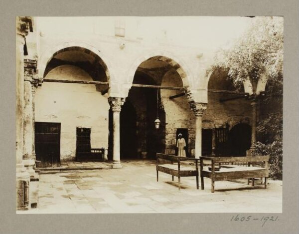 K.A.C. Creswell, Courtyard of the Takiyat al-Sulaymaniya, Cairo