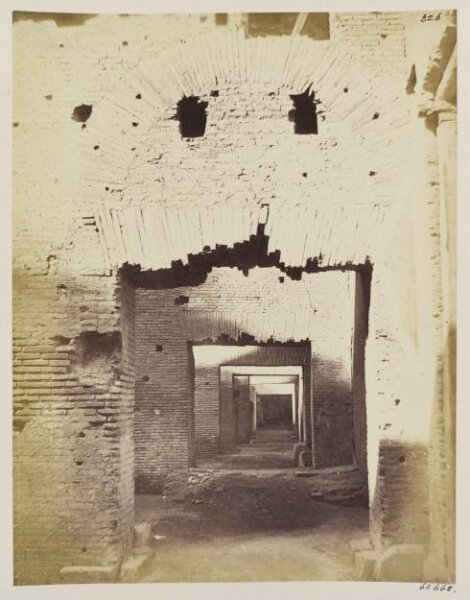 Parker, John Henry, Palace of Nero, A.D. 60 - Part of the Interior, with a fine series of flat Brick Arches.