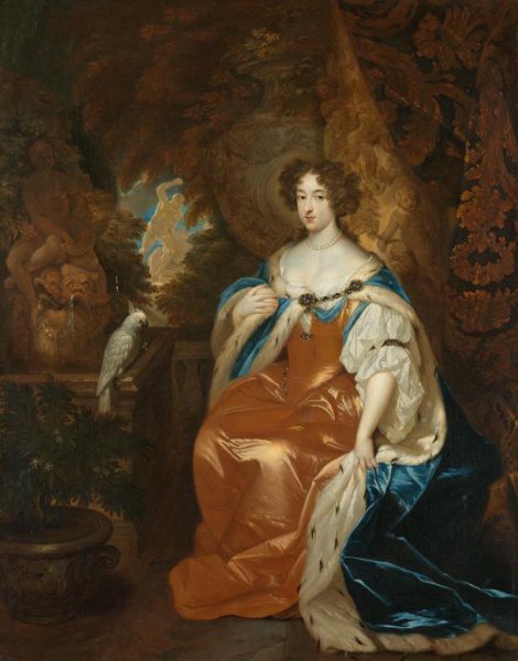Caspar Netscher, Portrait of Mary Stuart (1662-95), Wife of Prince William III