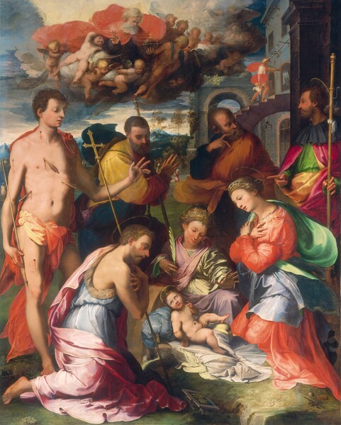 Perino del Vaga, The Nativity
