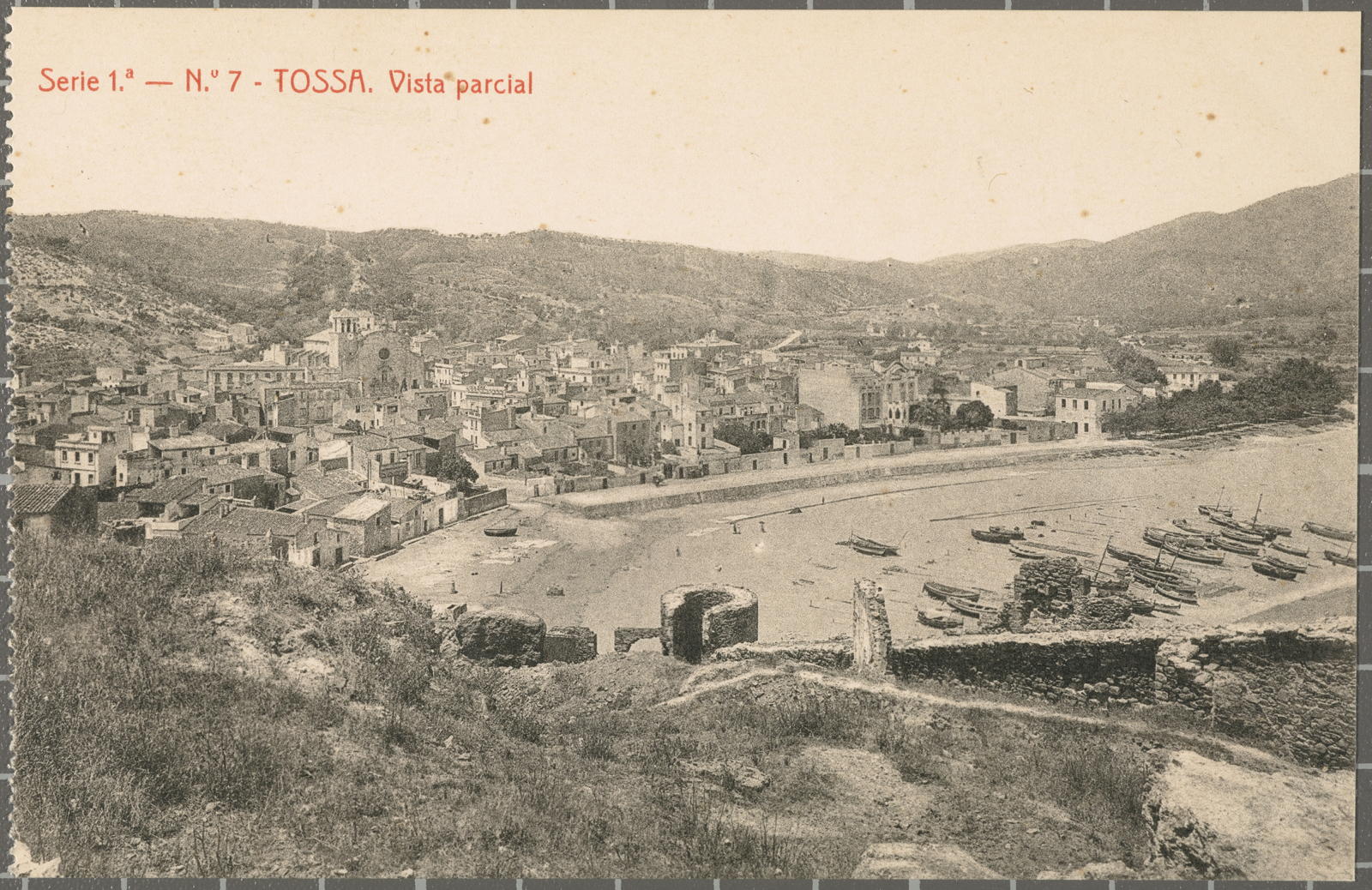 Josep Thomas Bigas, Serie 1.ª - N.º 7 - TOSSA. Vista parcial