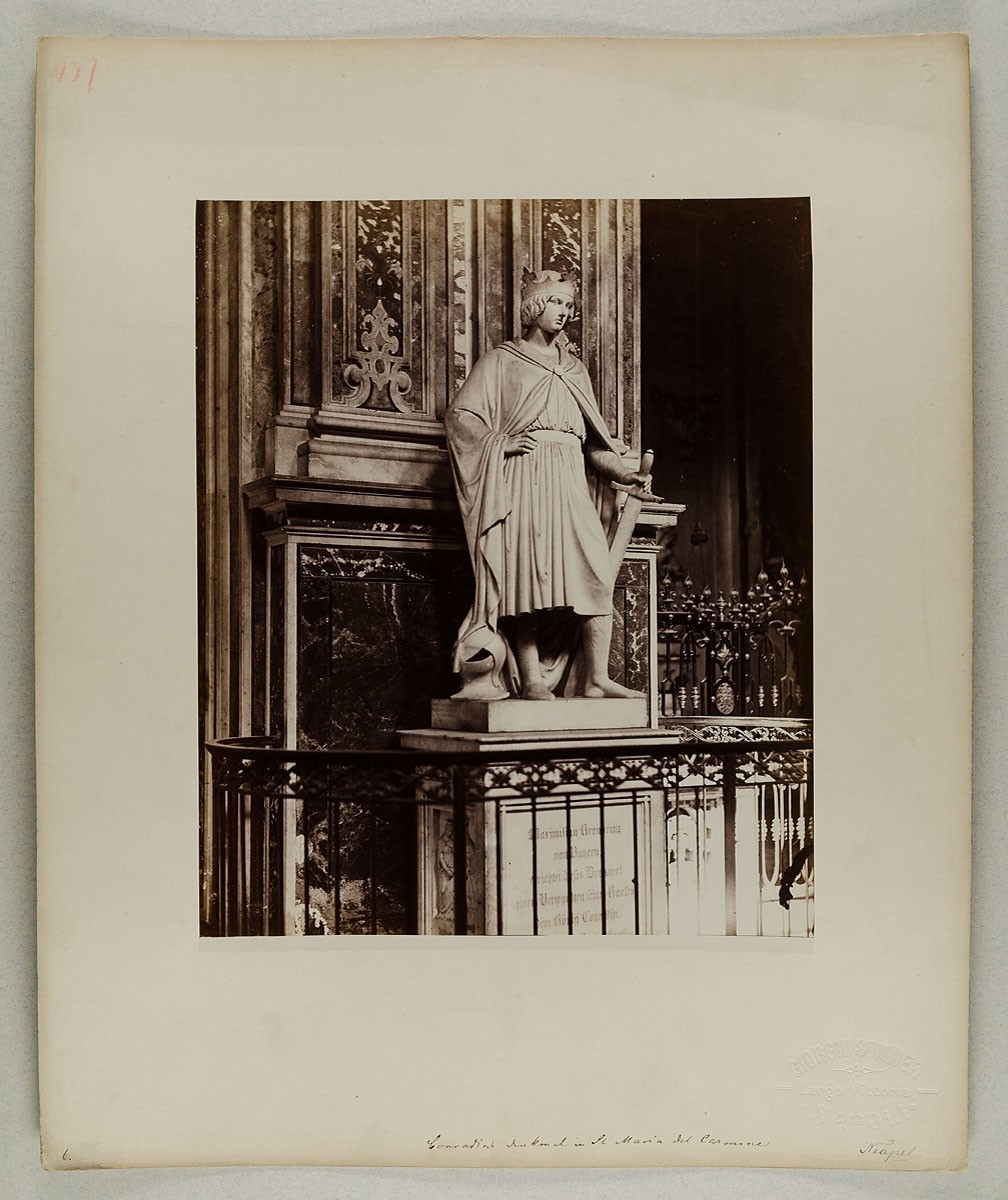 Giorgio Sommer, Grabdenkmal für Konradin in S. Maria del Carmine - Neapel