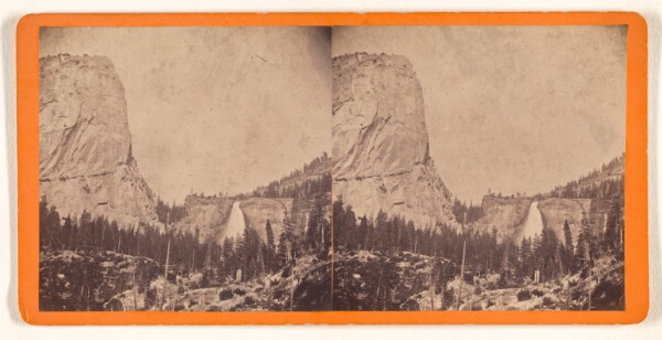 Eadweard J. Muybridge, [Mah-Ute (?) Cap of Liberty, 4600 ft high]