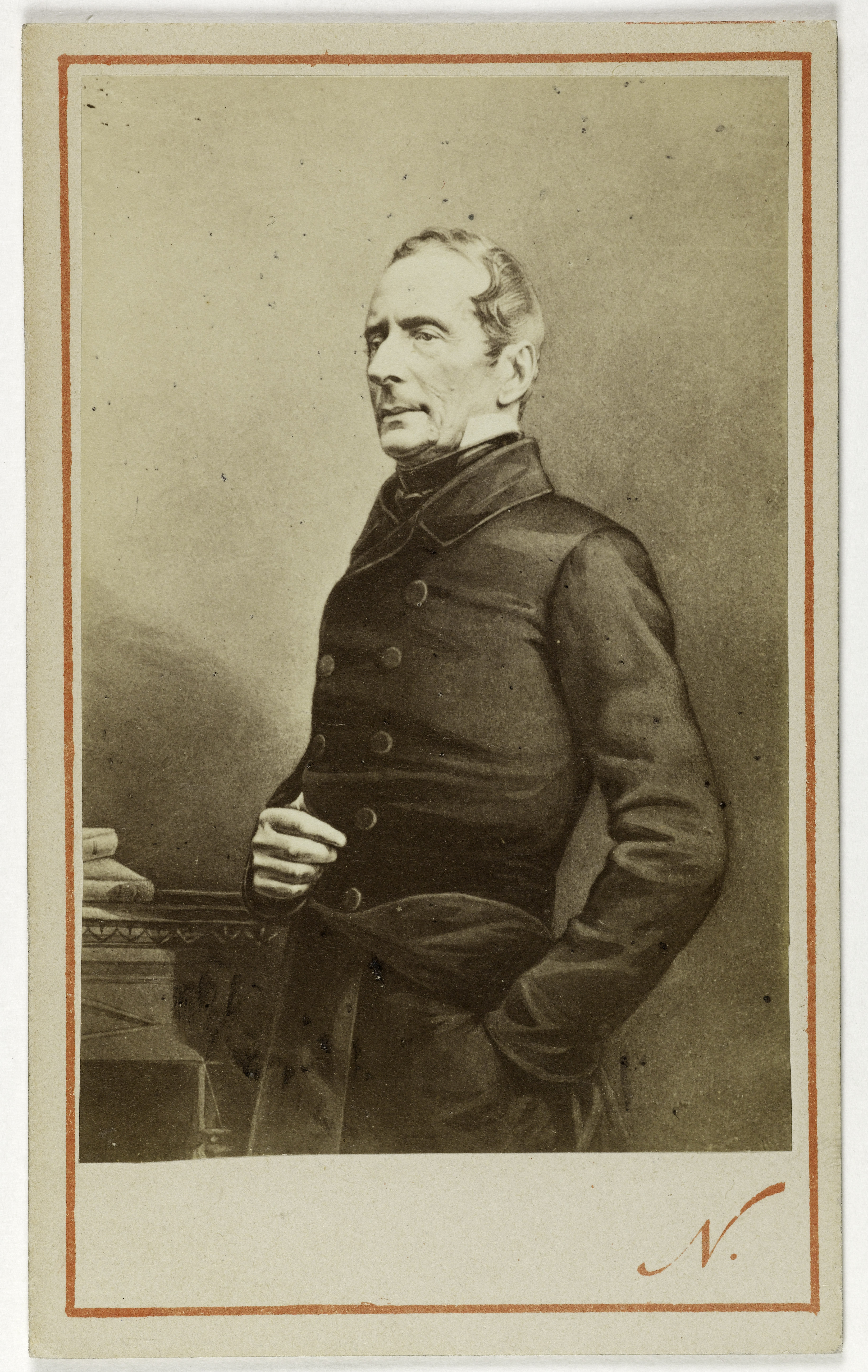 Atelier Nadar, Portrait d'Alphonse de Lamartine, (1790-1869), (poète, homme politique)