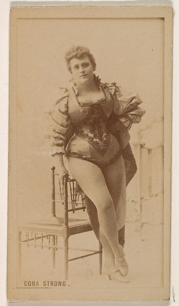 Kinney Brothers Tobacco Company, Cora Strong, from the Actresses series (N245) issued by Kinney Brothers to promote Sweet Caporal Cigarettes