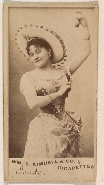 William S. Kimball & Company, Miss Ioude, from the Actresses series (N203) issued by Wm. S. Kimball & Co.