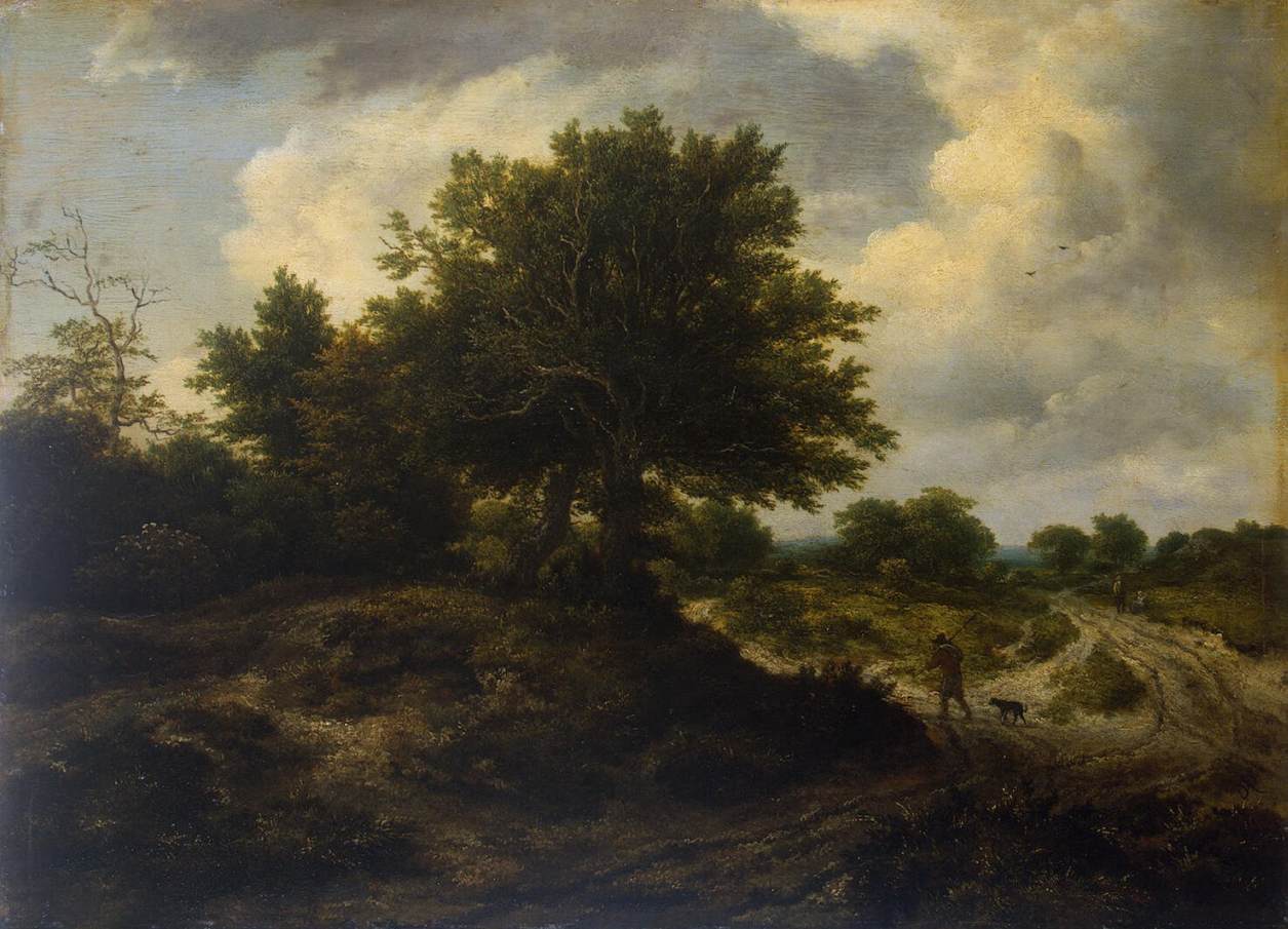 Jacob van Ruisdael, Landscape with a Traveller