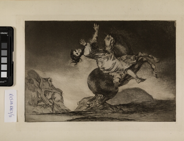 Francisco de Goya, Hestebortføreren (En kvinde og en hest, lad en anden tæmme dem)