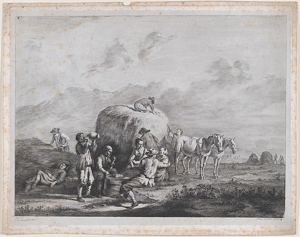 Jean Jacques de Boissieu, Harvesters Resting