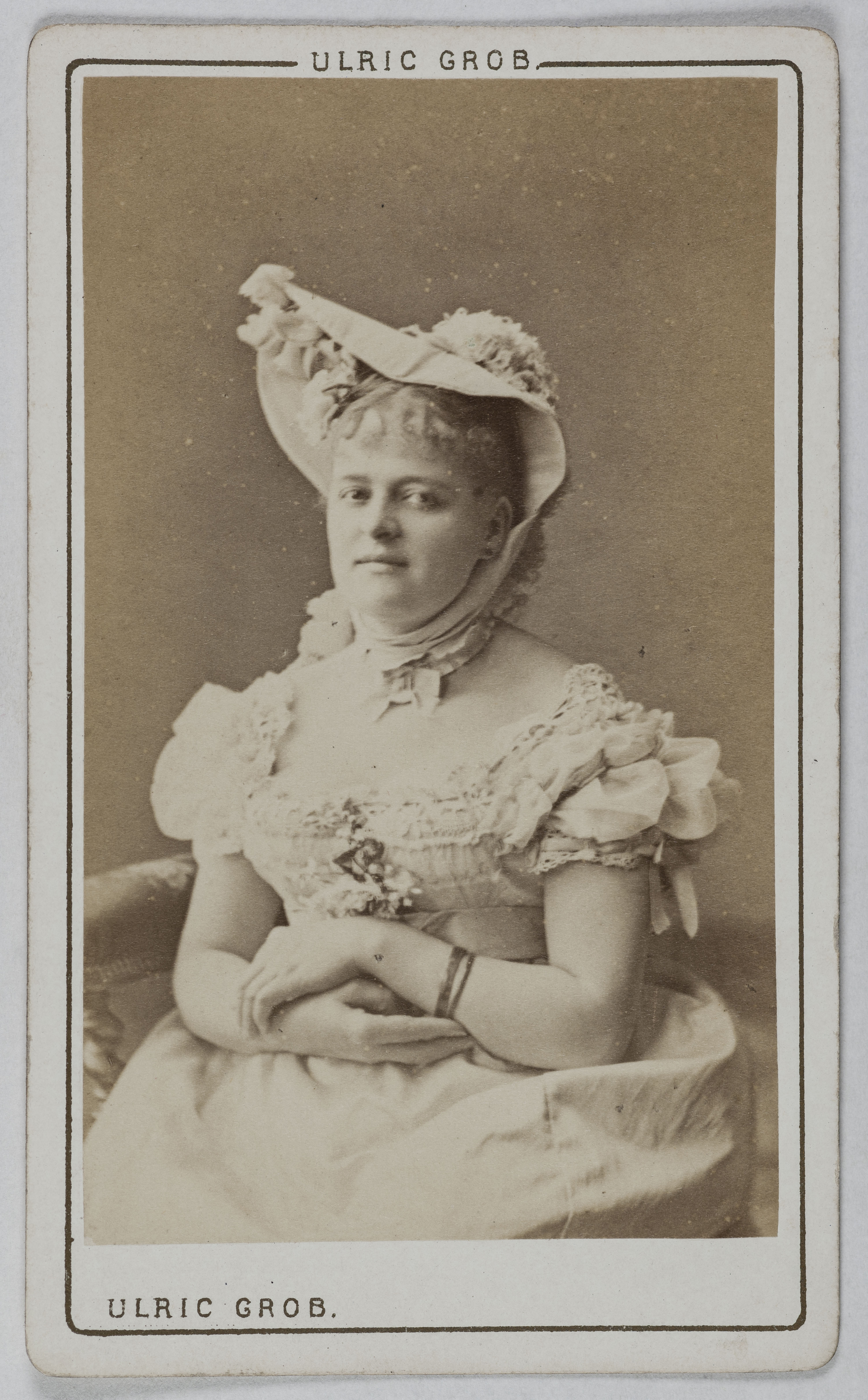 Ulric Grob, Portrait d'Alice Gardes (actrice au théâtre du Château d'eau et de la Renaissance)