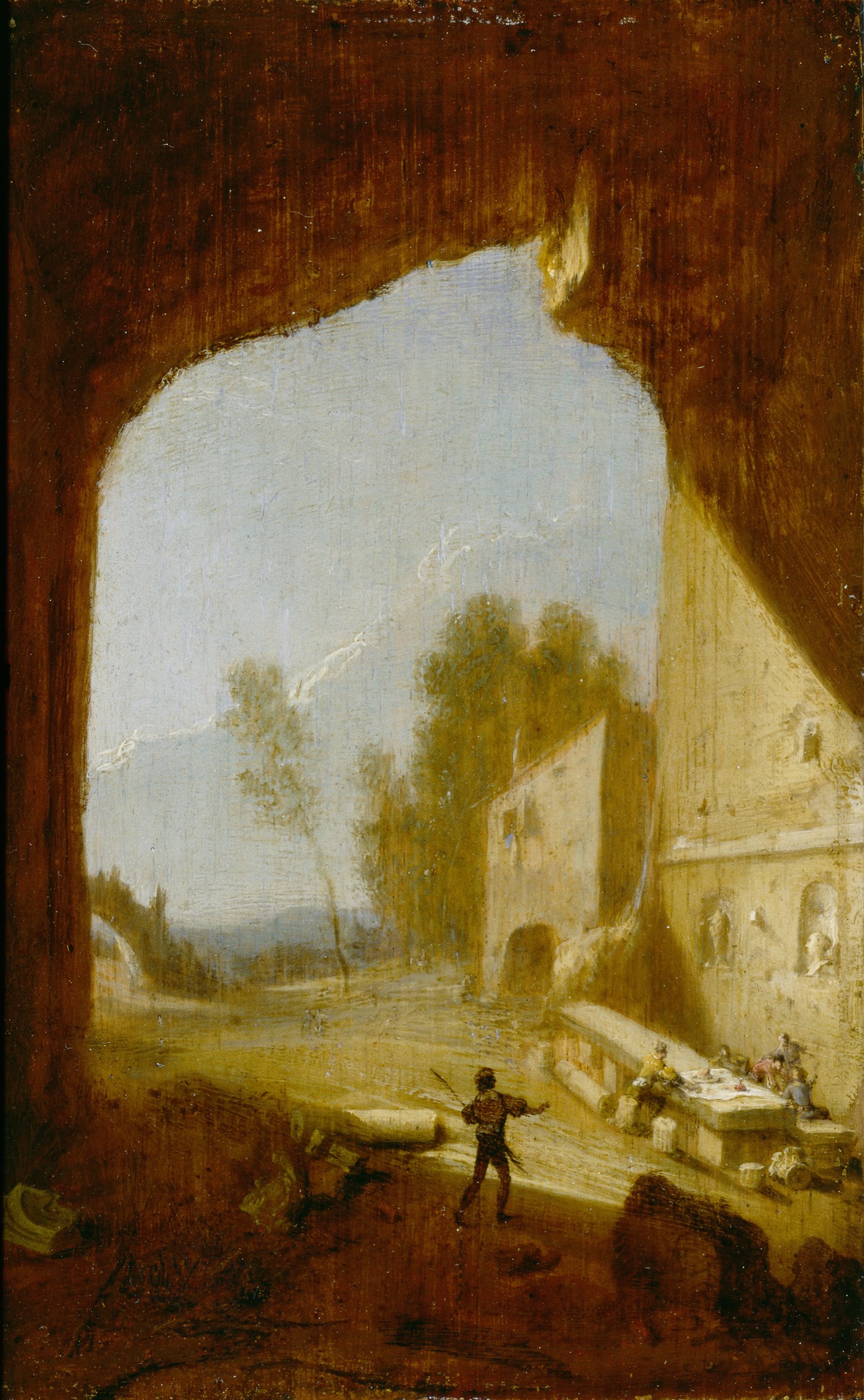 Bartholomeus Breenbergh, The Inn at the Grotto of Egeria