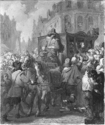 Barend Wijnveld, Anno 1672. Het volk van Dordrecht juicht Willem III toe
