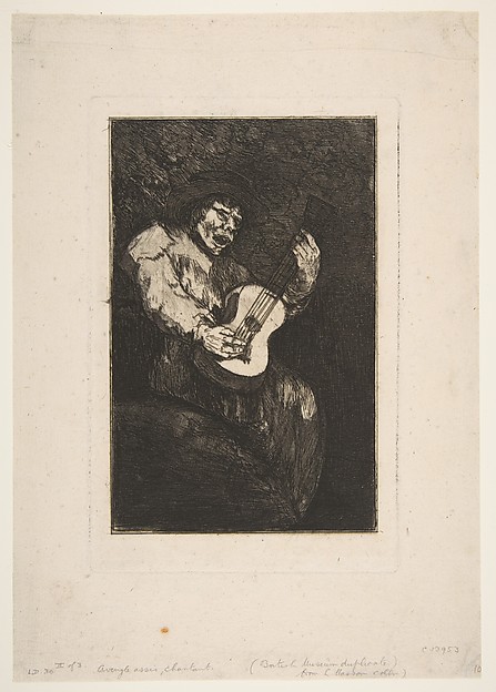 Goya (Francisco de Goya y Lucientes), Blind Singer