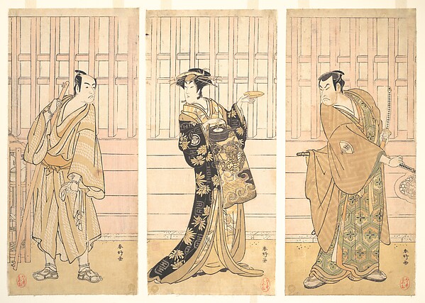 Katsukawa Shunkō, In the Room of a House of the Yoshiwara