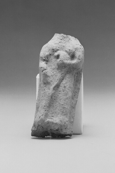 Unknown, Standing Figure with Snake Plaque