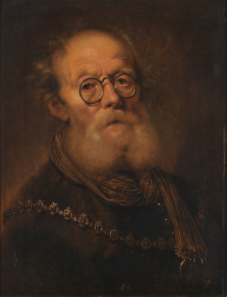 Karel van Mander III, En gammel mand. Allegorisk fremstilling af synet