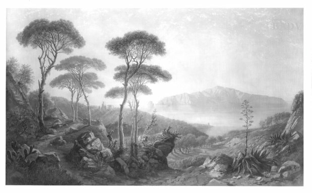Jakob Alt, Southern landscape near the sea