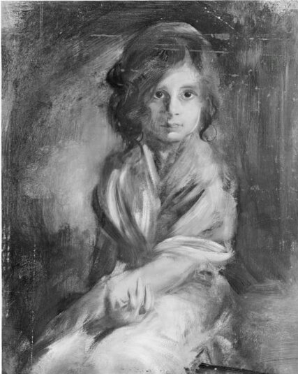 Franz von Lenbach, Dark - haired girl
